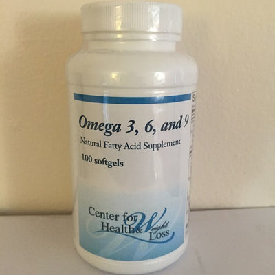 Omega 3, 6, and 9 Essential Fatty Acids 100 Soft Gels